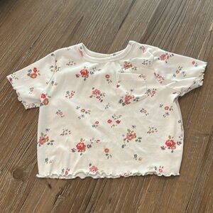 Little Road Co floral crop top Sz 8